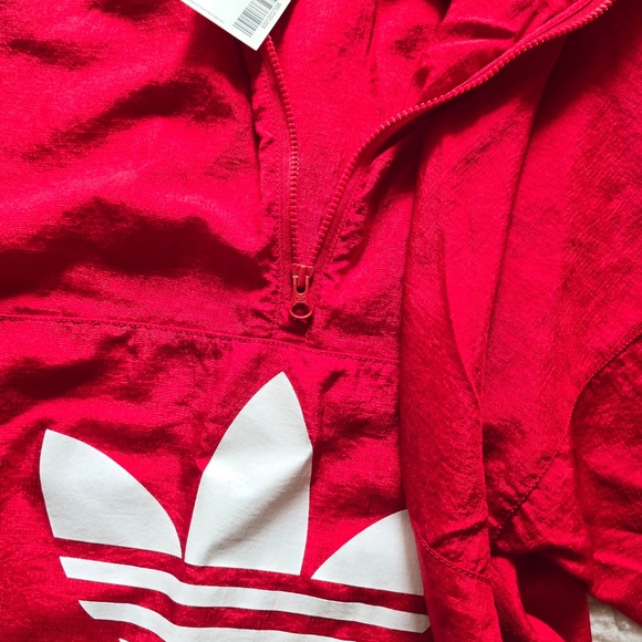 adidas Originals Windbreaker Pull Over Tunic Lightweight Jacket Size S - Picture 9 of 16